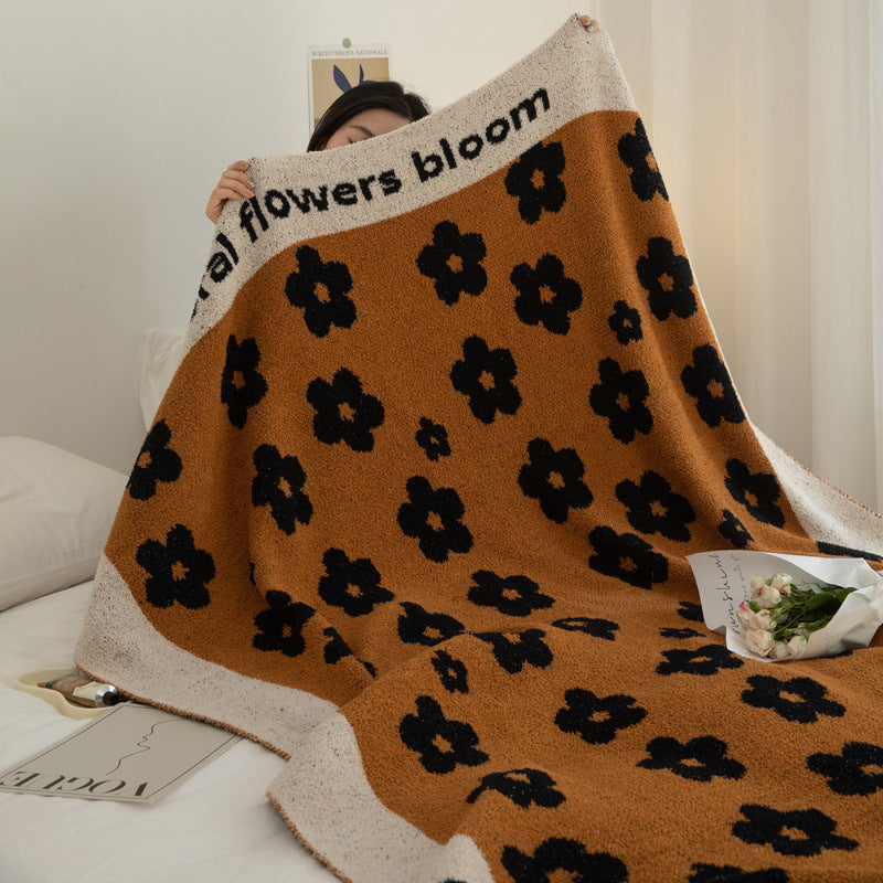 Floral Cozy Throw Blanket
