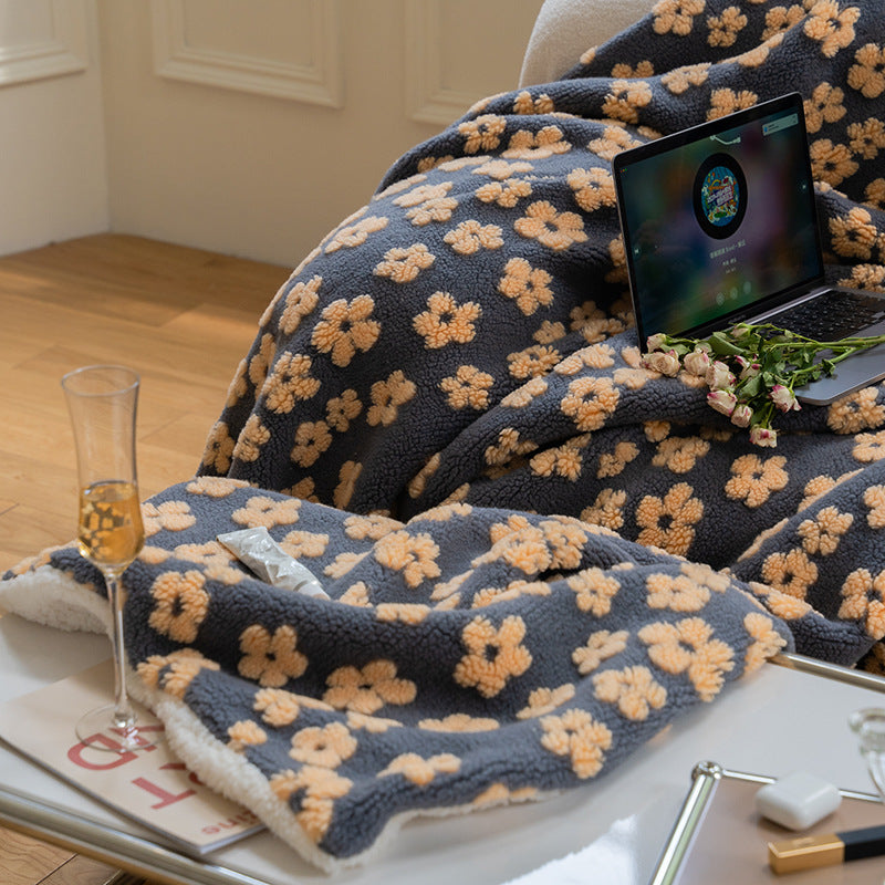 Vintage Floral Throw Blanket