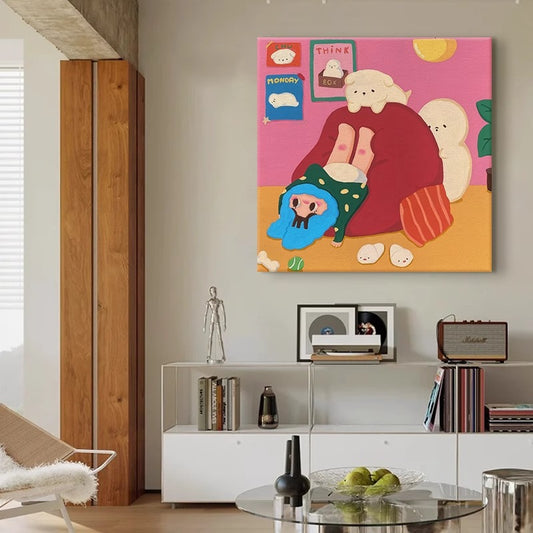 Matisse Style Abstract Wall Art