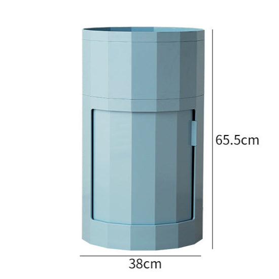 Slim Slide-Door Mobile Nightstand