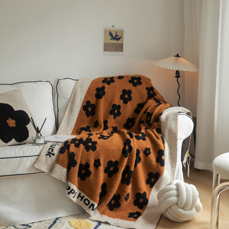 Floral Cozy Throw Blanket