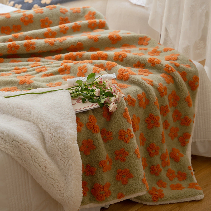 Vintage Floral Throw Blanket