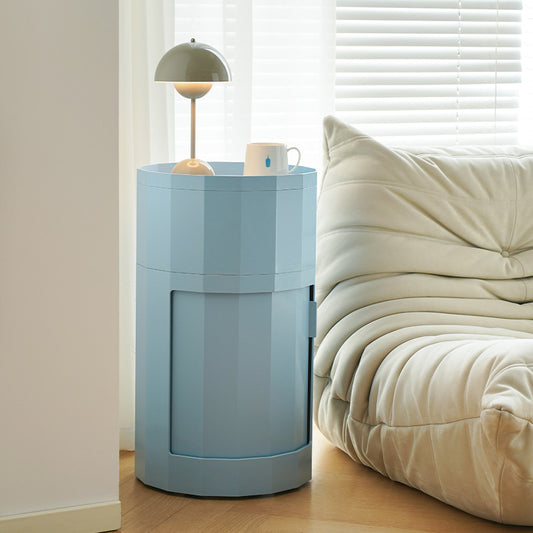Slim Slide-Door Mobile Nightstand