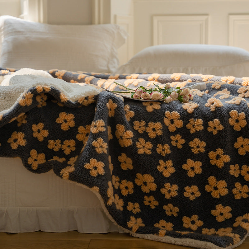 Vintage Floral Throw Blanket