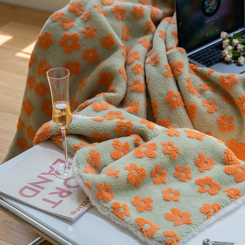 Vintage Floral Throw Blanket