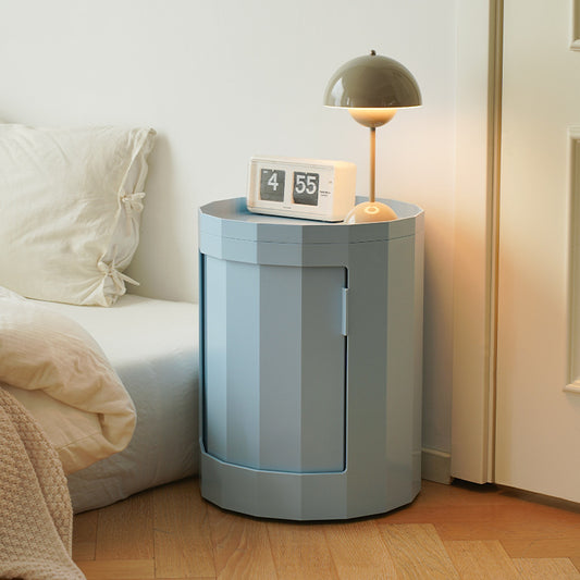 Slim Slide-Door Mobile Nightstand
