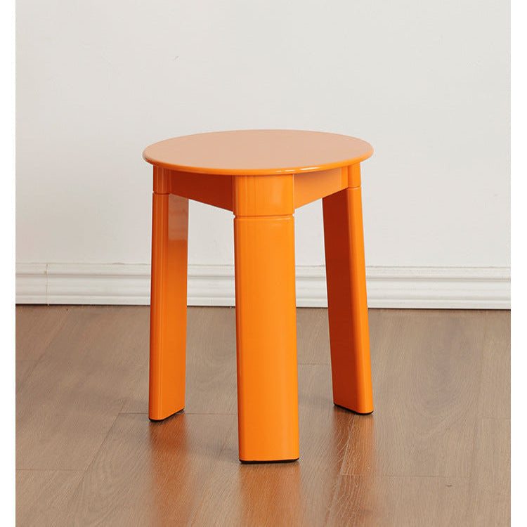 Vintage Wooden Round Stool