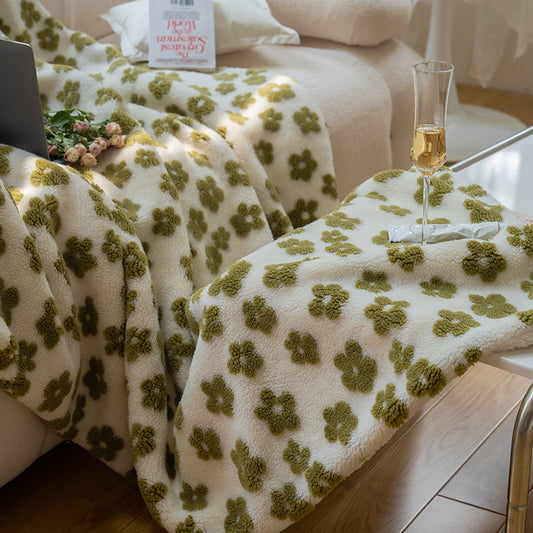 Vintage Floral Throw Blanket