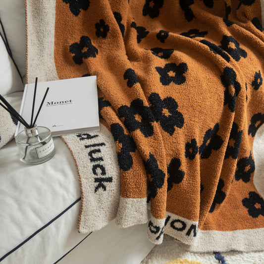 Floral Cozy Throw Blanket