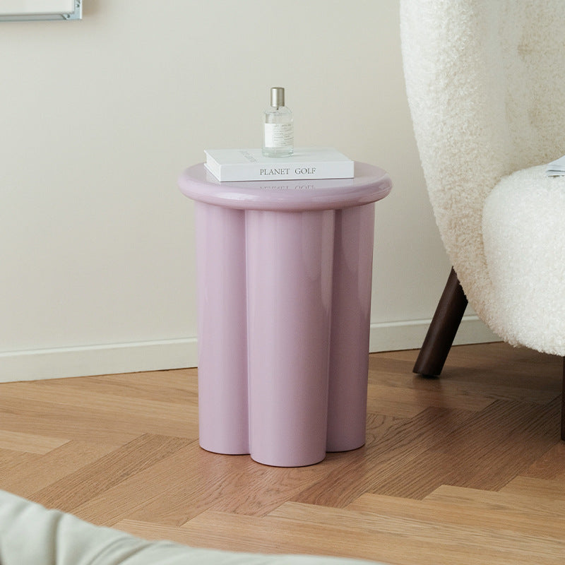 French Minimalist Round Side Table