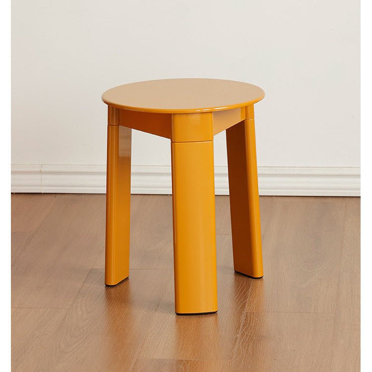 Vintage Wooden Round Stool