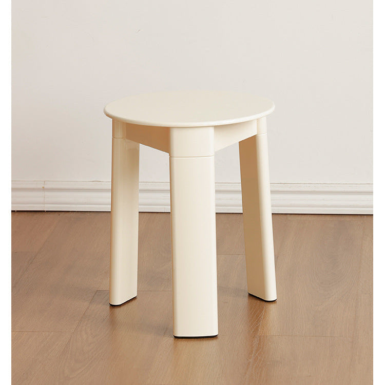 Vintage Wooden Round Stool