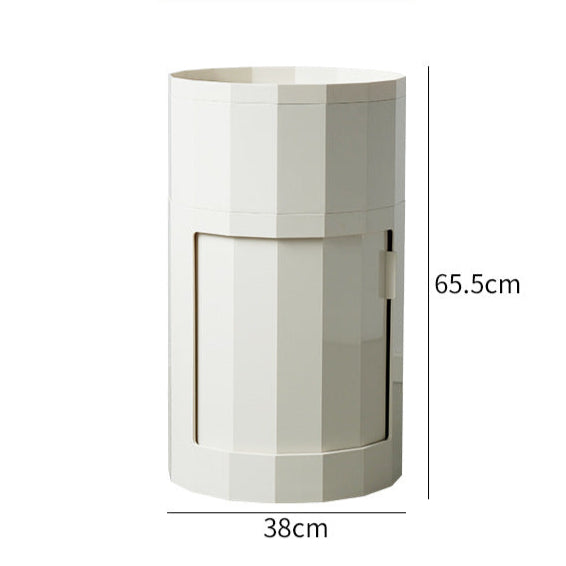 Slim Slide-Door Mobile Nightstand