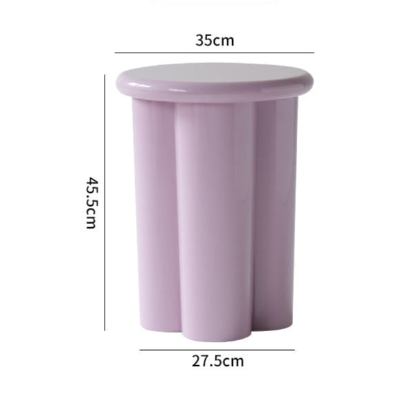 French Minimalist Round Side Table